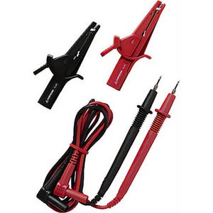 Amprobe® TL35B Test Lead, Safety Rating: CAT III 1000 V, 40 in Overall Length, PVC, Black/Red