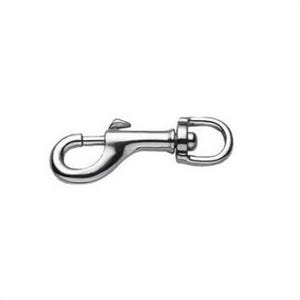 Baron 225-1/2 Swivel Eye Bolt Snap, 1/2 in, 3-1/4 in L, 1/2 in, Nickel Plated