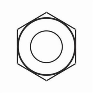 BBI® 270050 Hex Nut, M12x1.75, Zinc Yellow, 10 Material Grade