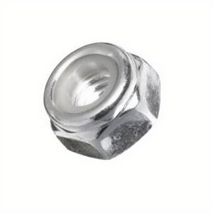BBI® 305199 NE Series Standard Lock Nut, 1-8, Low Carbon Steel, Zinc Clear Trivalent, 2 Material Grade, Right Hand Thread