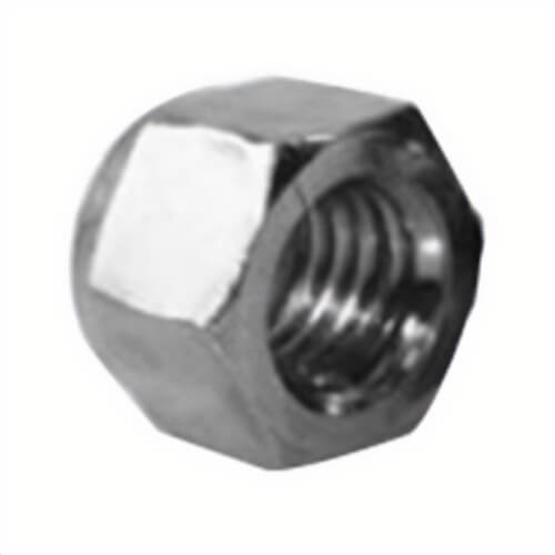 BBI® 845280 NE Series Standard Lock Nut, 7/16-14, Medium Carbon Steel, Zinc Yellow, C Material Grade, Right Hand Thread