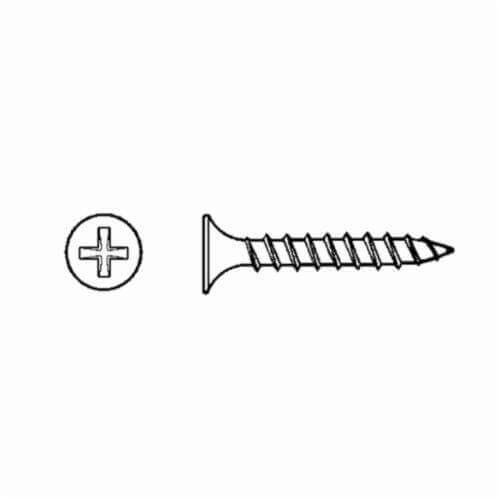 BBI® 668145 Self-Drilling Drywall Screw, #6-20, 1-5/8 in OAL, Bugle Head, Phillips® Drive