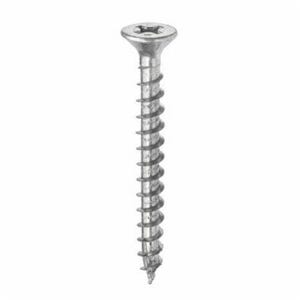 BBI® 898448 Wood Screw, #12, 2-1/2 in OAL, Flat Head, Carbon Steel