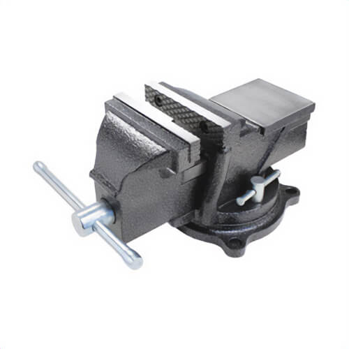 Bessey® BV-HD60 Heavy Duty General Purpose Workshop Bench Vise, Serrated Jaw, 6 in Jaw Opening, 6 in W Hardened Steel Jaw, 2-3/8 in D Throat