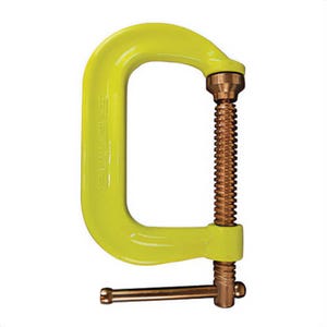 Bessey® CDF404CHV CDFCHV Regular Duty C-Clamp, 3-1/4 in D Throat, 0-4 in Clamping