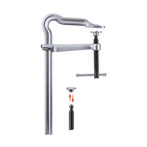 Bessey® OMEGA-bend™ RSC-12 Bar Clamp, 5-1/2 in D Throat, 12 in Clamping, Replaceable Swivel