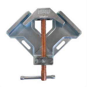 Bessey® WSM-9 Angle Clamp, 2 x 7 in Miter, 3-1/2 in L x 1-3/8 in H Jaw, Cast Iron, Copper Plated