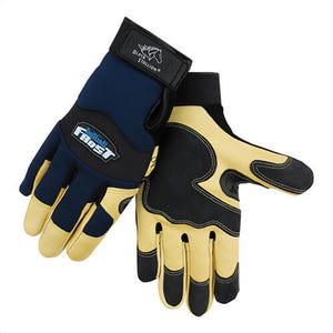 Black Stallion® 99ACEL-PW Insulated Standard Winter Gloves, Mechanics, Full Finger/Keystone Thumb Style, L