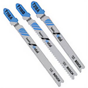 Bosch T118B Metal Cutting Jigsaw Blade, 3in, 14T, HS Steel, 5 pk