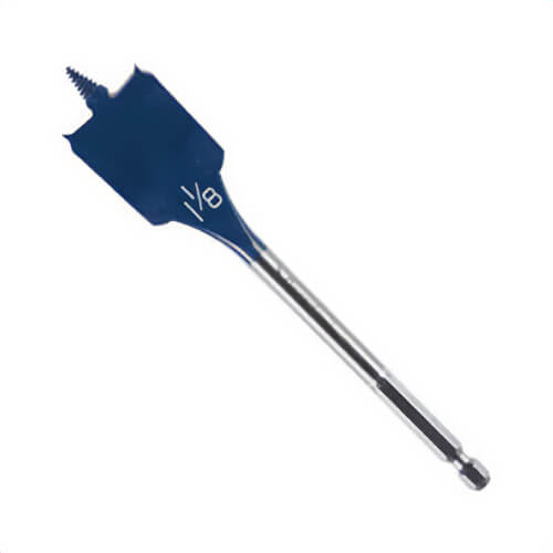 Bosch Daredevil™ DSB1015 Standard Spade Drill Bit, 1-1/8 in dia, 6 in OAL, 3 in L, 1/4 in Shank