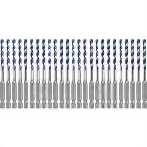 Bosch HCBG03B25T Bluegranite Turboâ„¢ Carbide Hammer Drill Bits, 3/16 x 4 in, 25 pc
