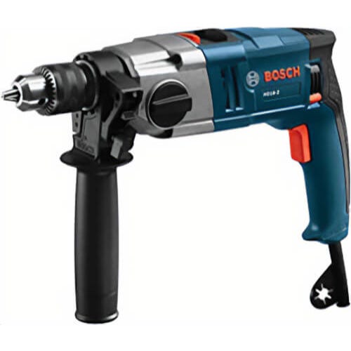 Bosch HD18-2 Dual Torque Hammer Drill Kit with Carrying Case, 8.5 A, 0-1,100/0-3,000 RPM, 1/2 in