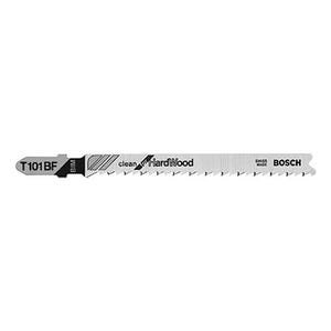 Bosch T101BF Jig Saw Blade, Fine Straight Cut, 4 in Length, 0.28 in Width, 0.05 in Thickness, 10, 3 in Cutting Depth