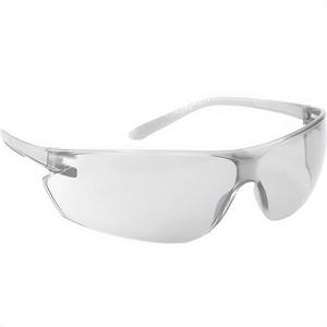 Bouton® 250-14-0520 Eye Protection Safety Glass, Anti-Scratch/FogLess® 3Sixty™, Clear Lens, Rimless Frame, ANSI Z87.1-2020