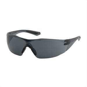 Bouton® 250-49-0521 Optical Pulse™ 1 pc Safety Glasses, FogLess® 3Sixty™, Gray Lens, Rimless Frame, Clear