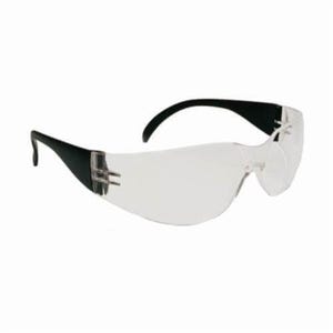 Bouton® 250-01-0000 Zenon Z12™ Lightweight Protective Glasses, Anti-Scratch, Clear Lens, Rimless Frame, Black, Polycarbonate Frame and Lens