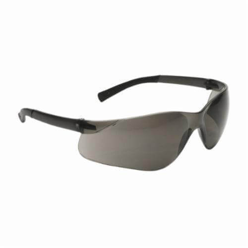 Bouton® 250-06-5501 Zenon Z13™ Lightweight Protective Glasses, Anti-Scratch, Polycarbonate Gray Lens and Rimless Frame, Dark Gray