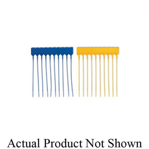 Brooks Equipment MFLAGG Dateless Medium Matted Tamper Seal, 9 in L, Green