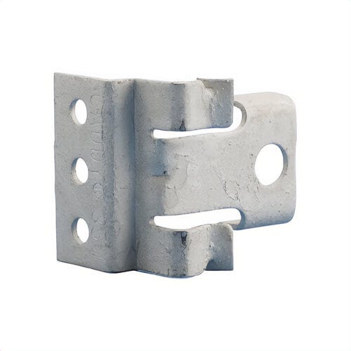 nVent Caddy® 350 Screw-On Box Support, 4 in, 4-11/16 in Square Box, Stud Mount, Spring Steel