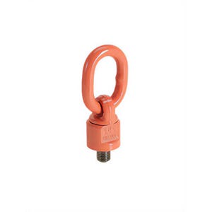 Cartec C800X40090135 Rotating Eyebolt with Ring, 40 ton Working Load Limit, M90 x 135 Thread Size