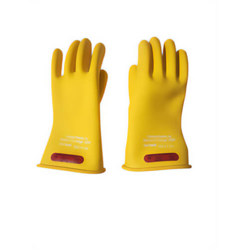 Cementex IG0-11-10Y Gloves, Class 0, 11 in, Size 10, Yellow