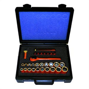 Cementex ISHS-30L Insulated DW Socket/Hex Set, 30 pc