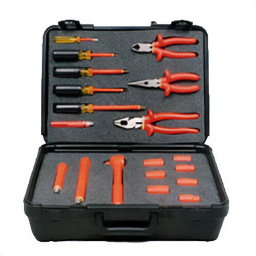 Cementex ITS-MB410 Electrician's Tool Set with 410 Box, 18 pc