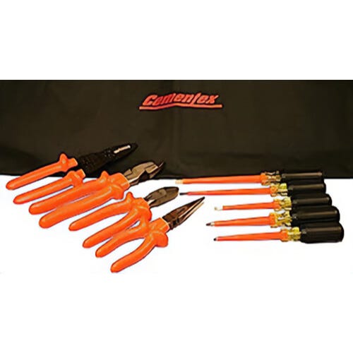 Cementex TR-9ELK Basic Electricians Tool Roll, 9 pc