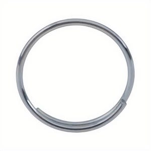 C.H.Hanson® 40082 Key Ring, 1 in ID Split Ring, Tempered Spring Steel
