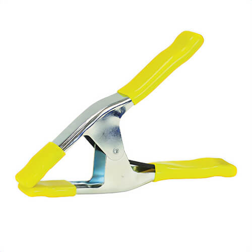 C.H.Hanson® 64013 Heritage Spring Clamp with Protective Rubber Handle and Tip, 3 in Clamping, Steel