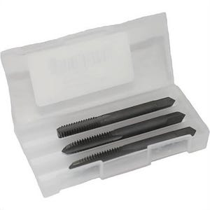 Champion Cutting Tool 302-7/8-9-S Carbon Hand Tap Set, 3 pc