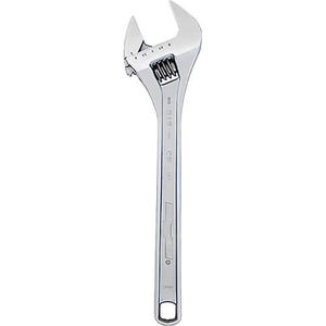 Channellock® 818 Adjustable Wrench, 18 in, Chrome Vanadium Steel Construction, Chrome Finish, 18 in x 1.13 in x 1.13 in