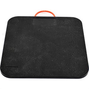 Checkers PAD24241 TuffTrak® Outrigger Pad, 24 x 24 x 1 in