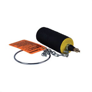 Cherne® 276238 Test-Ball® Multi-Size Pneumatic Plumbing Plug, 2 to 3 in Nominal, 40 ft Head, 1.9 to 3.1 in Range, Natural Rubber