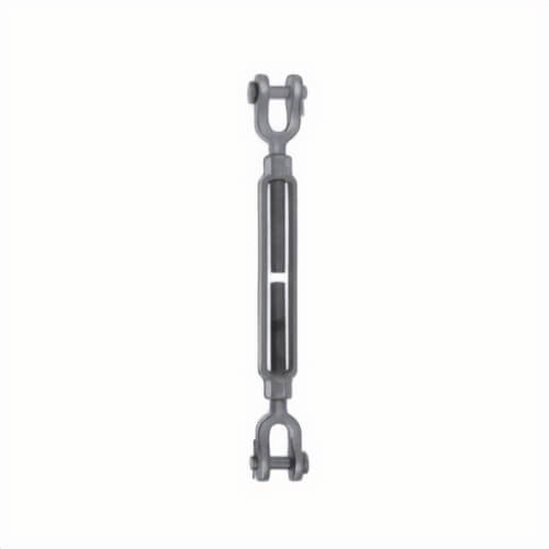 Chicago Hardware 03118 9 Class G Turnbuckle, Jaw/Jaw, 7/8 in Thread, 7,200 lb Working, 18 in Take Up, 30-1/2 in L Close
