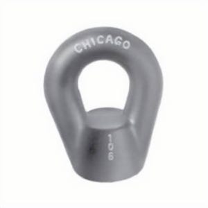 Chicago Hardware 17015 4 102 Blank Heavy Duty Eye Nut, 5/8-11, Drop Forged Steel, Self-Colored, 2.9 ton Working
