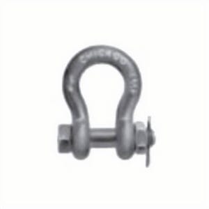 Chicago Hardware 20645 7 Class 3 Anchor Shackle, 6.5 ton Load, 7/8 in, 1 in dia Bolt Pin, Hot Dipped Galvanized