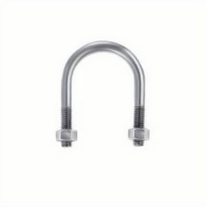 Chicago Hardware 50119 4 30 Series Round Bend U-Bolt, 1/2-13, 8-3/8 in L Inside x 6-3/4 in W Inside, Low Carbon Steel