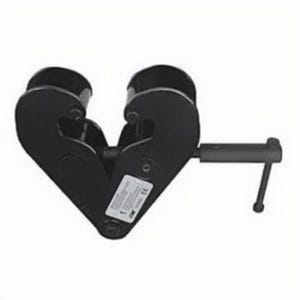 CM® 09001W Camlok™ Adjustable Beam Clamp, 2000 lb Load, 3 to 9 in Jaw Opening, 14.4 in OAW, Screw Locking