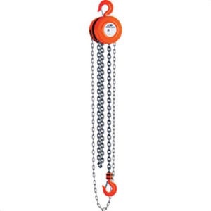 CM 2213A Steel Lightweight Hand Chain Hoist, 4000 lbs Capacity, 15 ft Lift Height, 1-1/4 in Opening