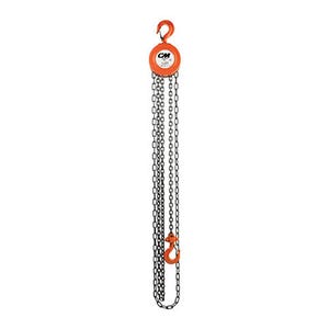 CM® 2214A Hand Chain Hoist, 622A, 3 ton, 20 ft Lift