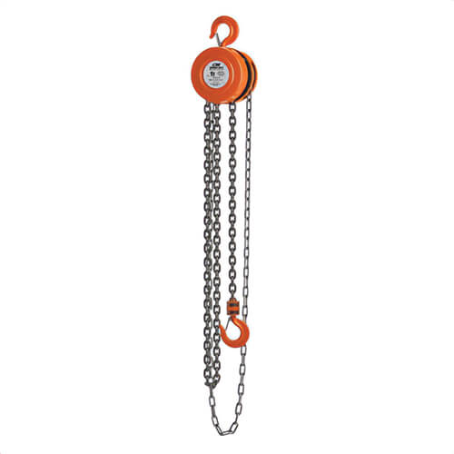 CM® 2256A Hand Chain Hoist, 622A, 1 ton, 10 ft Lift
