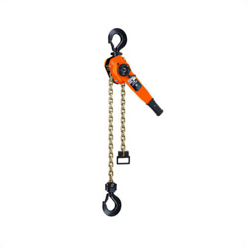CM® 5329A Series 653 Ratchet Lever Hoist, 1 Reeving, 1.25 in Throat Opening, 5 ft Lift, 14.18 in Headroom, 2 ton