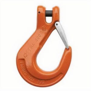 CM® 657718 Clevlok® Herc-Alloy® Sling Hook with Latch, 9/32 in Trade, 4300 lb Load, 80/100 Grade, Steel Alloy