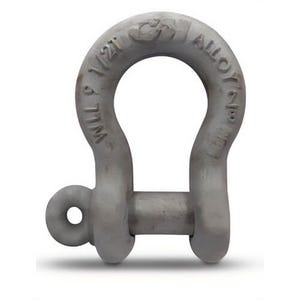 CM® M651AG Alloy Anchor Shackle, Galvanized Screw Pin, 5 ton Working Load Limit, 5/8 in