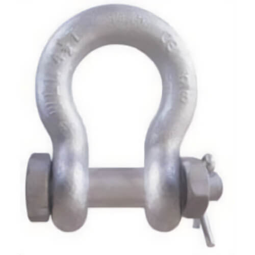 CM® MC885G Carbon Anchor Shackle, Galvanized Bolt, Nut and Cotter, 20 ton Working Load Limit, 1-5/8 in