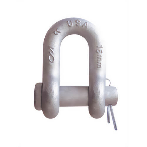 CM® MC685G Carbon Anchor Shackle, Galvanized Screw Pin, 20 ton Working Load Limit, 1-5/8 in