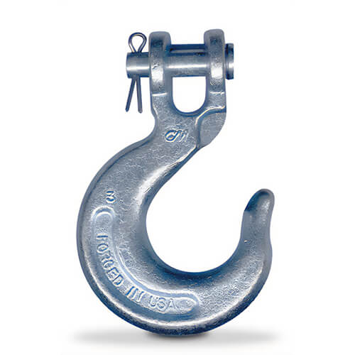 CM® 66573 Clevis Slip Hook without Latch, Grade 30/43, 9,200 lb Working Load Limit, 1/2 in