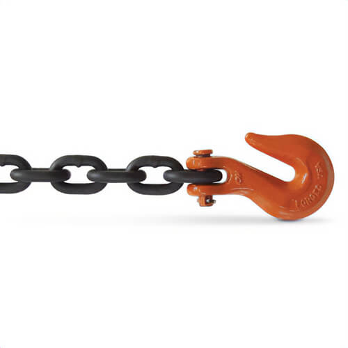 CM® 607037CV25 Clevis Style Heavy Duty Tie-Downs, Black Finish, Grade 80, 7,100 lb Working Load Limit, 3/8 in Chain