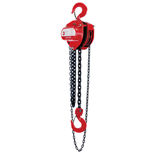 CM® 08920W Little Mule® LHH Less Chain Hand Chain Hoist, 2 ton Load, Less Chain H Lifting, 15 in Min Between Hooks, 74 lb Rated